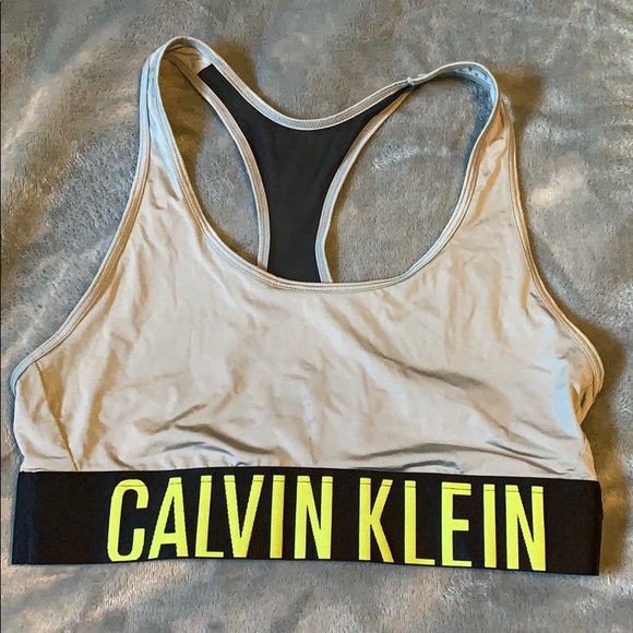 NWOT CALVIN KLEIN RACERBACK BRA/SPORTSBRA - Picture 1 of 2